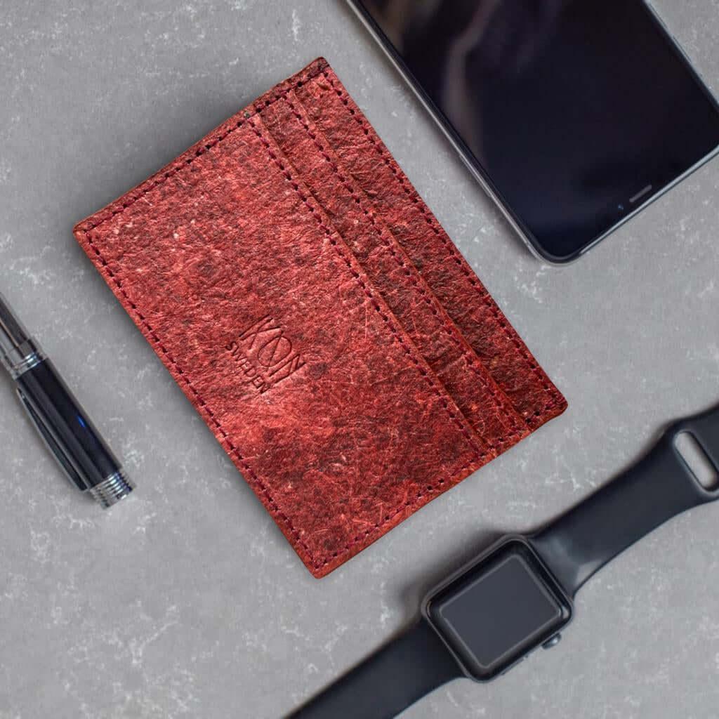 Vegan Coconut Leather Card Holder